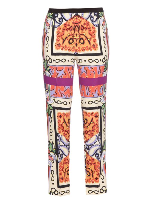 Paisley-print crepe trousers | Etro | MATCHESFASHION UK