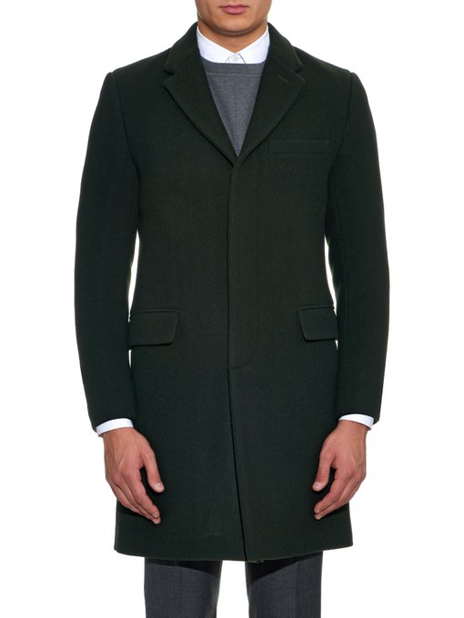 Single-breasted wool chesterfield coat | Raey | MATCHESFASHION.COM US