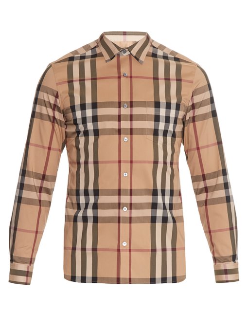 Nelson house-check point-collar shirt | Burberry Brit | MATCHESFASHION UK