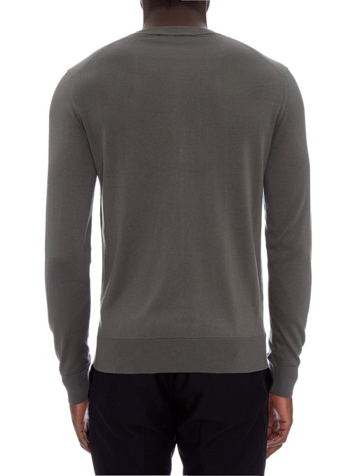 Henley silk-knit sweater | Dolce & Gabbana | MATCHESFASHION UK