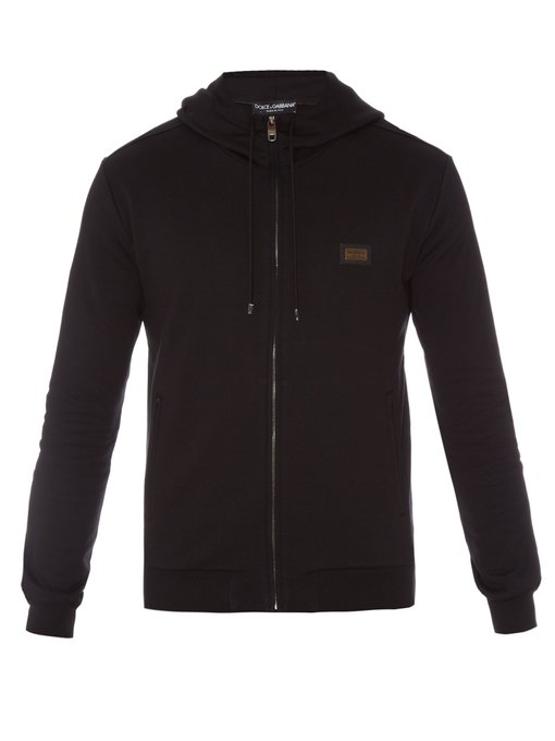 Zip-up hooded cotton-jersey sweater | Dolce & Gabbana | MATCHESFASHION UK