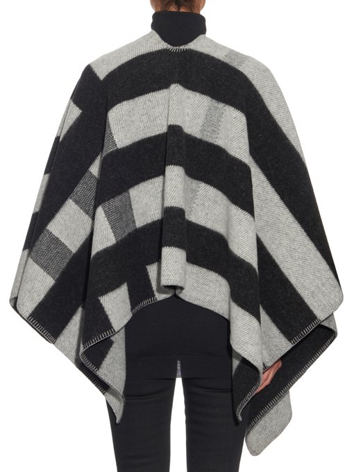 Wool and cashmere-blend reversible wrap | Burberry Prorsum ...