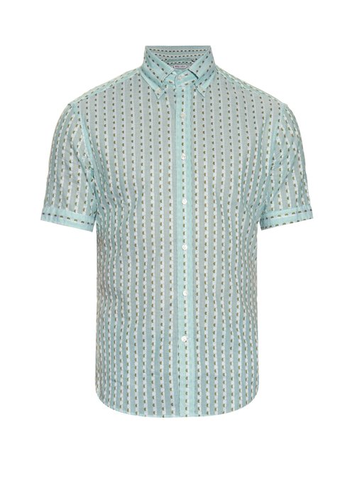 Short-sleeved cotton shirt | Michael Bastian | MATCHESFASHION.COM UK
