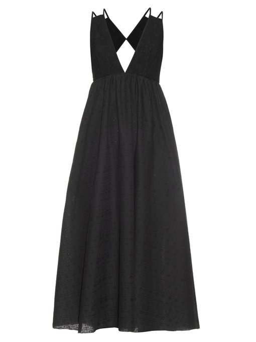 black broderie anglaise dress uk