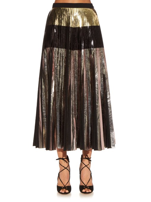 Metallic pleated skirt | Proenza Schouler | MATCHESFASHION UK