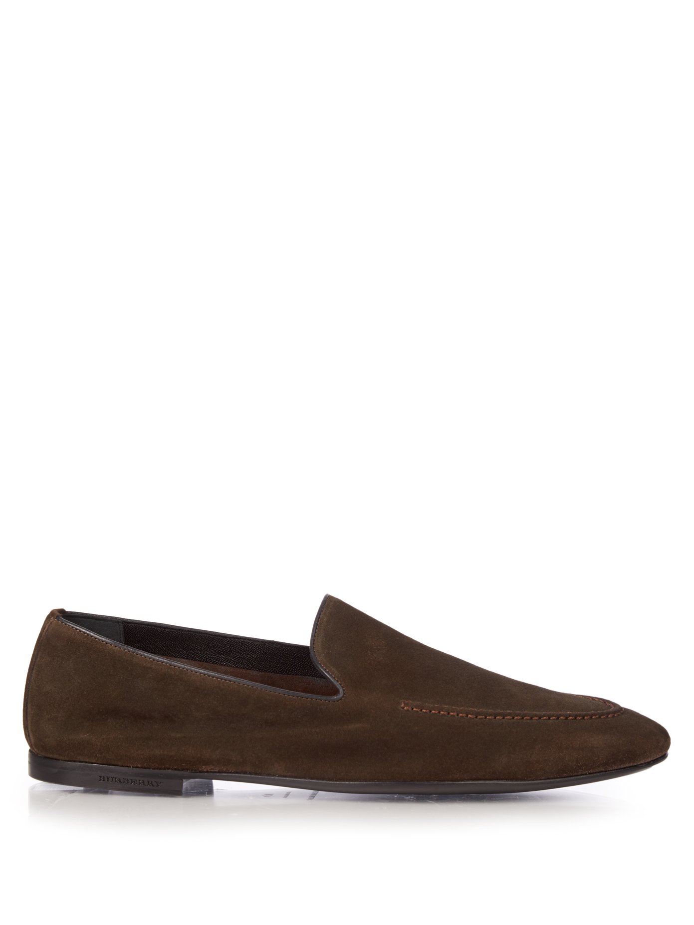 burberry suede loafers