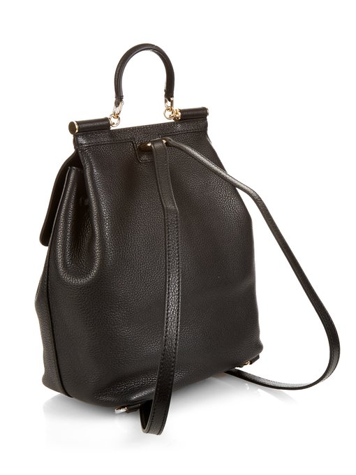 Sicily grained-leather backpack | Dolce & Gabbana | MATCHESFASHION UK