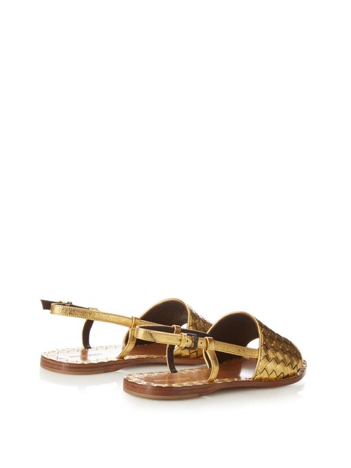 Intrecciato leather sandals | Bottega Veneta | MATCHESFASHION.COM UK