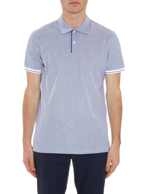 Short-sleeved cotton polo shirt | Ermenegildo Zegna | MATCHESFASHION UK