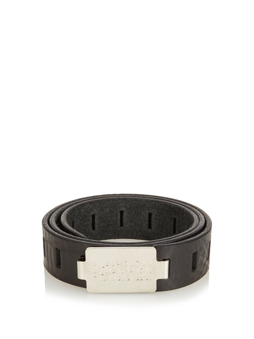 Numbered leather belt | Maison Margiela | MATCHESFASHION UK