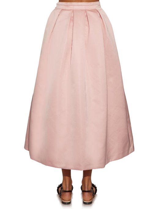 Pleated duchess-satin skirt | Rochas | MATCHESFASHION UK