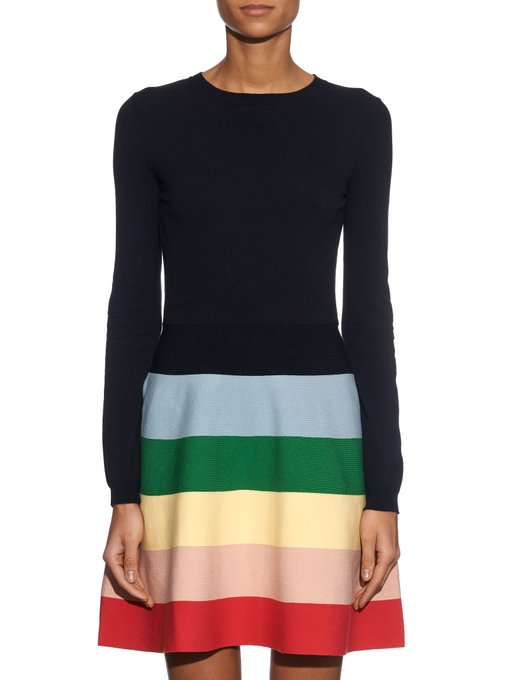 Rainbow knit dress REDValentino MATCHESFASHION UK