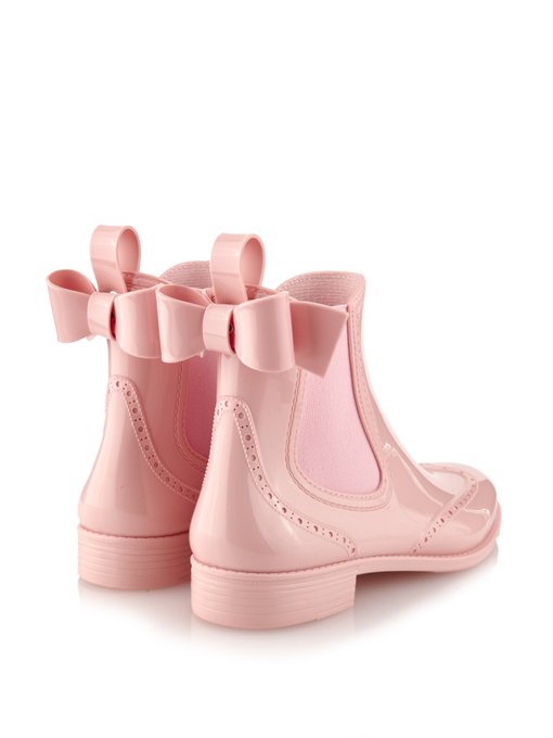 baby pink rain boots