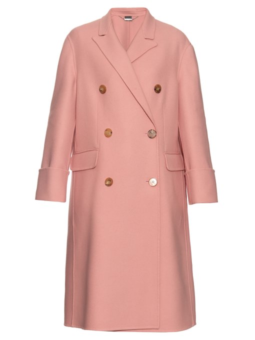 Double-breasted wool and cashmere-blend coat | Alexander McQueen ...