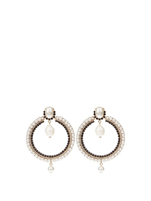 Embellished hoop earrings | Givenchy | MATCHESFASHION.COM UK