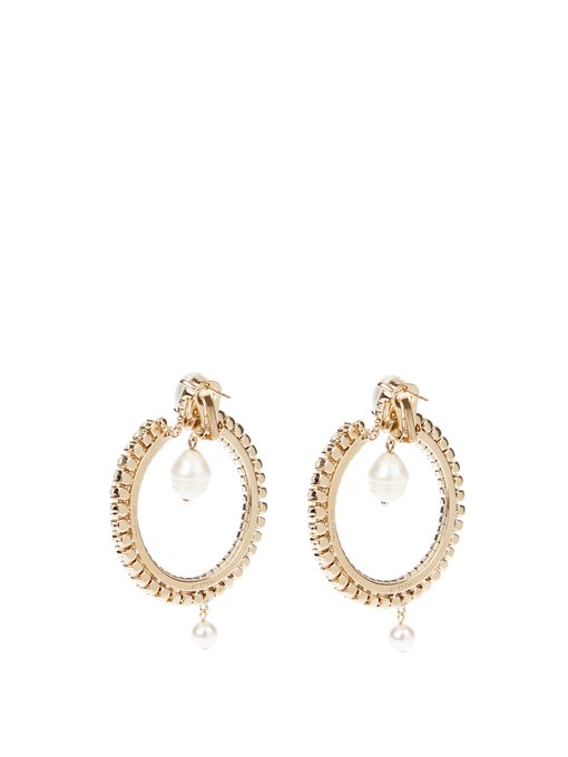 Embellished hoop earrings | Givenchy | MATCHESFASHION UK