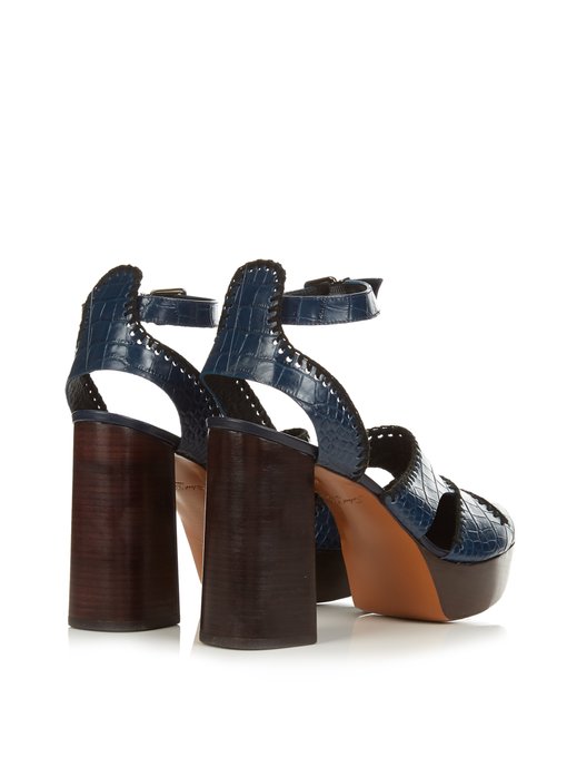 Holly leather high-platform sandals | Clergerie | MATCHESFASHION US