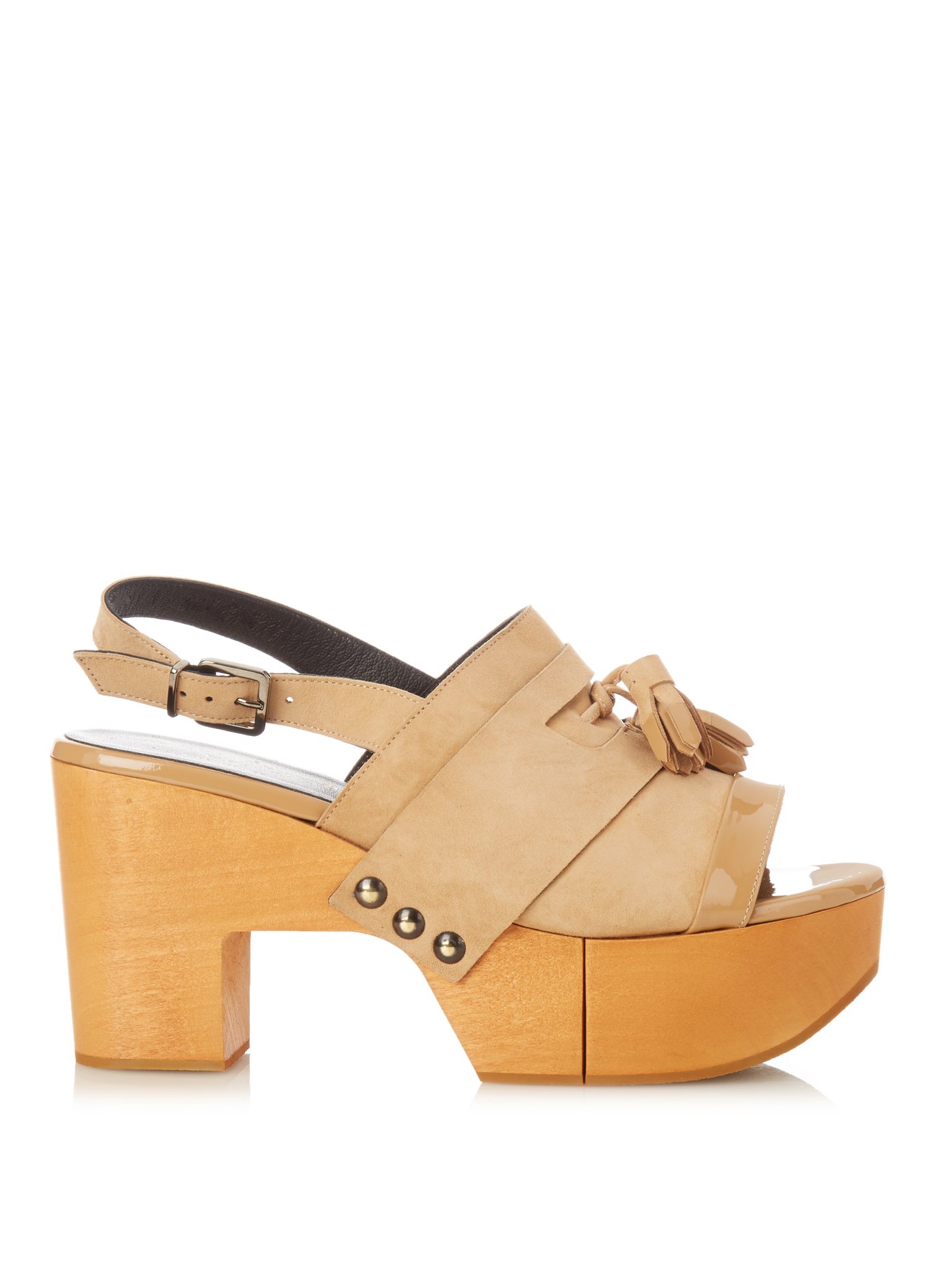 Clara wooden-platform sandals 