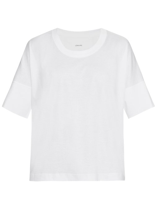 Dropped-shoulder cotton-jersey T-shirt | Lemaire | MATCHESFASHION UK