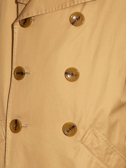 Oversized gabardine trench coat | Y's By Yohji Yamamoto | MATCHESFASHION US