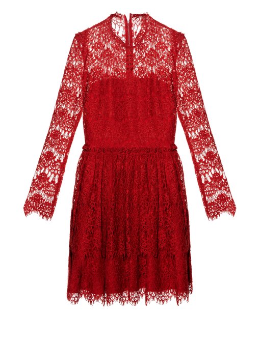Long-sleeved lace dress | Lanvin | MATCHESFASHION US