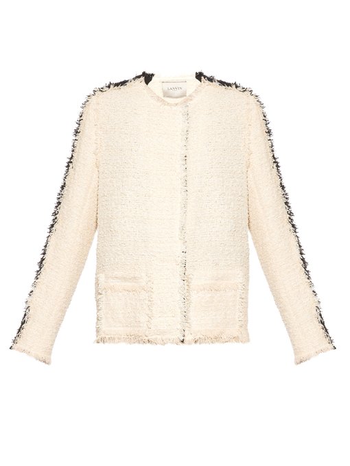 Bi-colour bouclé jacket | Lanvin | MATCHESFASHION.COM US