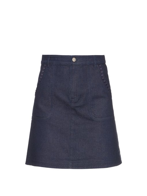 A-line denim skirt | See By Chloé | MATCHESFASHION.COM US
