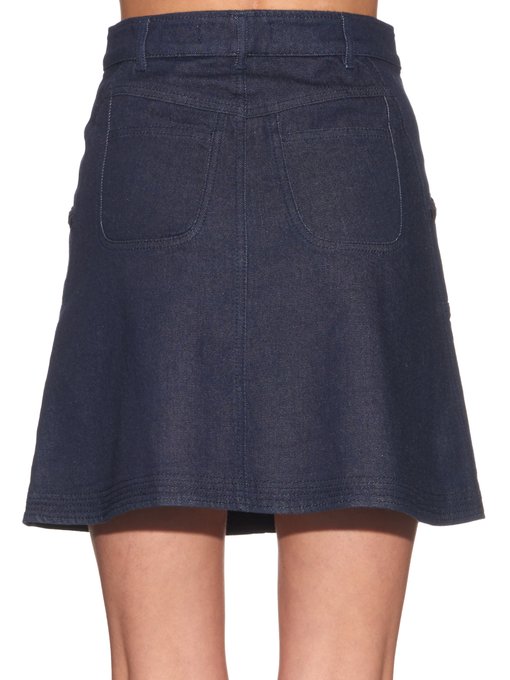 A-line denim skirt | See By Chloé | MATCHESFASHION.COM US