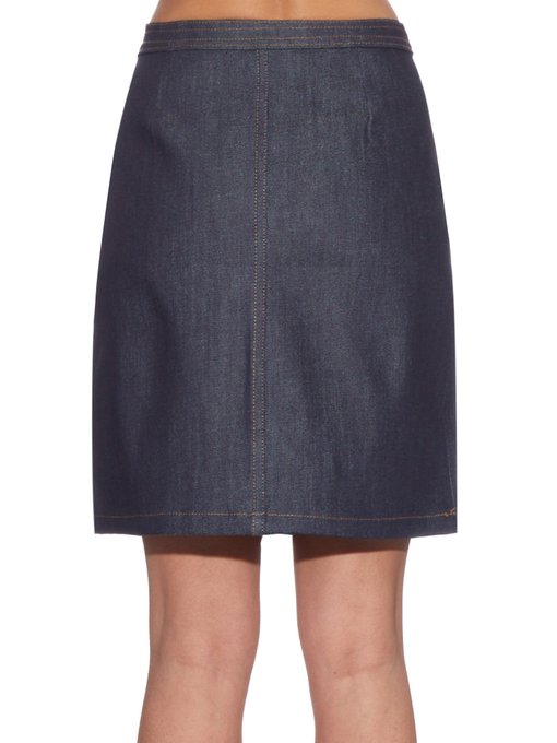 Patch-pocket denim skirt | A.P.C. | MATCHESFASHION UK