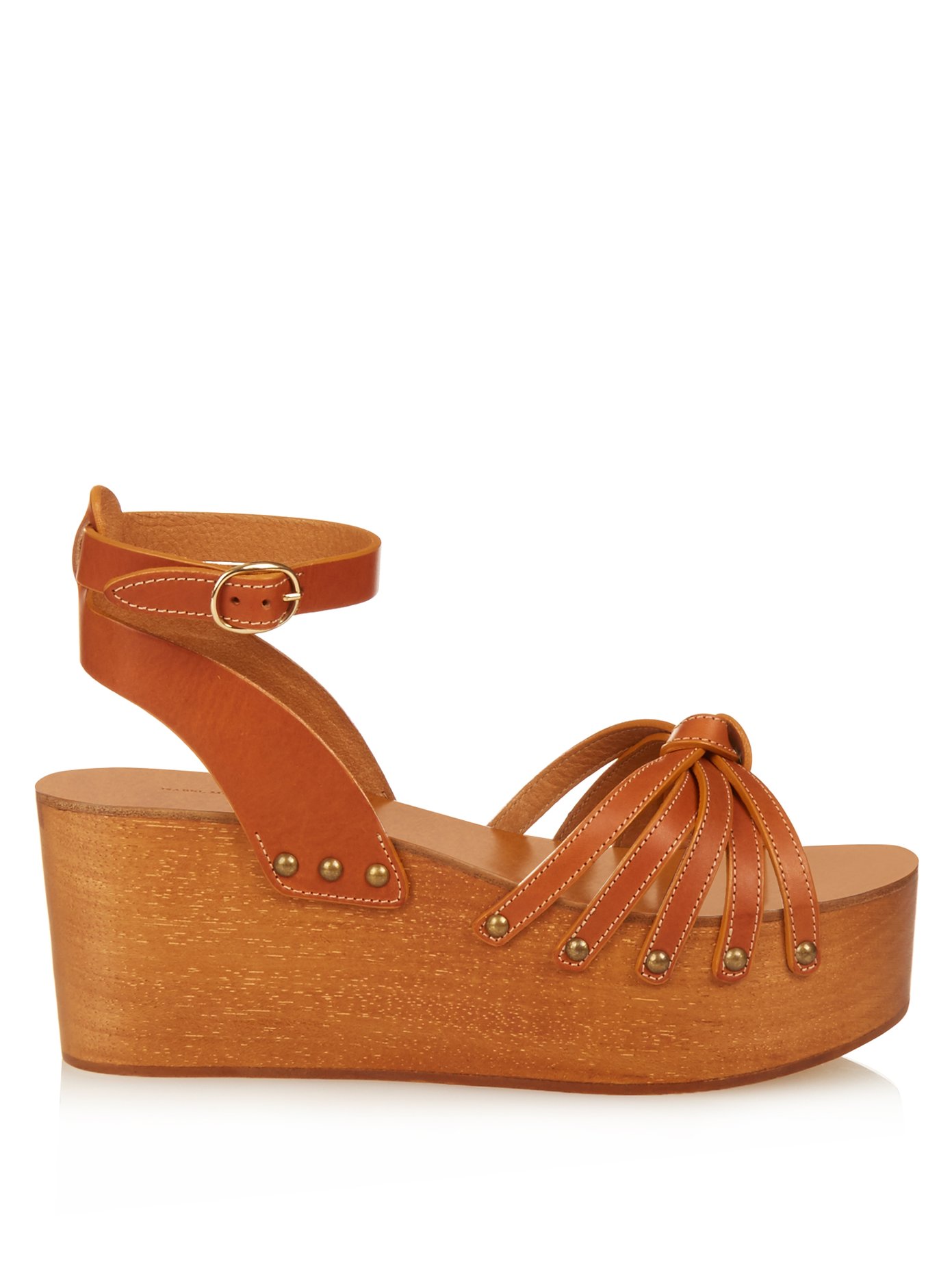 Zia wooden flatform sandals | Isabel 