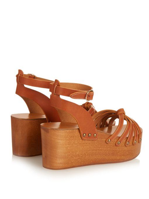 Zia wooden flatform sandals | Isabel Marant | MATCHESFASHION US