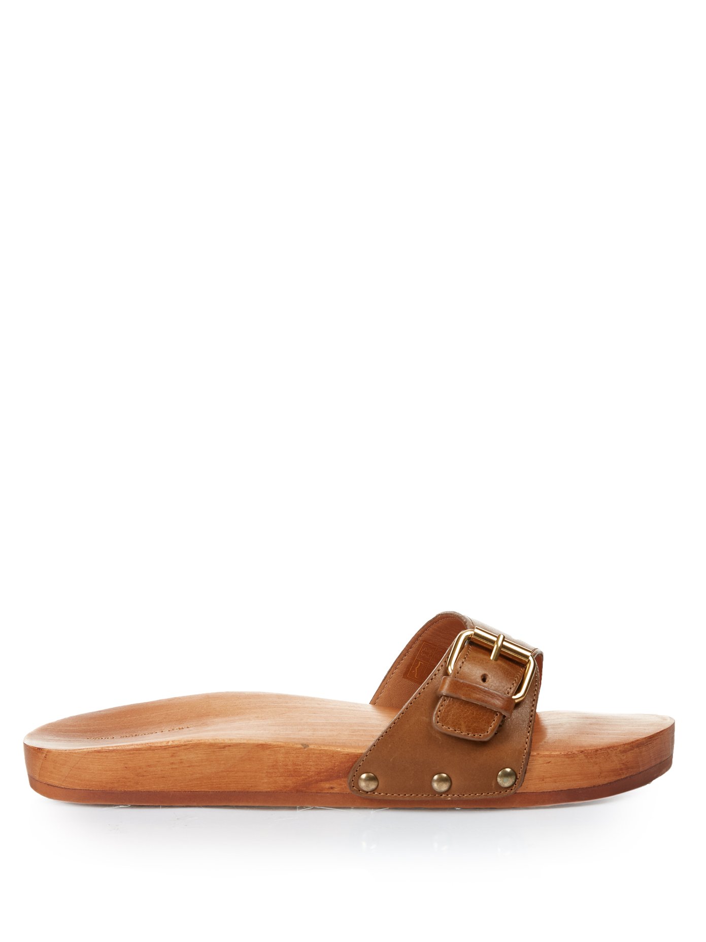 wooden sandal