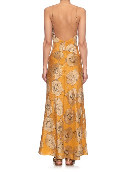 Dehli floral-jacquard slip dress | Brock Collection | MATCHESFASHION.COM US