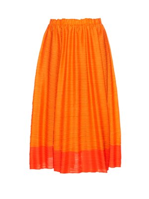 Citrus Fruits pleated skirt | Pleats Please Issey Miyake ...