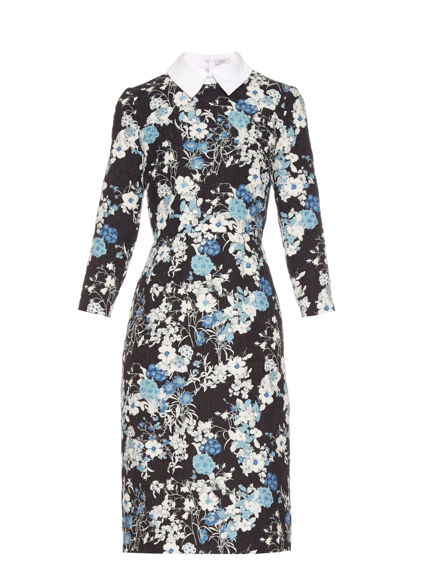 erdem blue floral dress