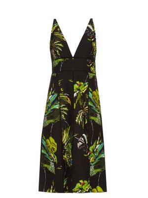 Tropical-print cut-out dress | Proenza Schouler | MATCHESFASHION.COM UK