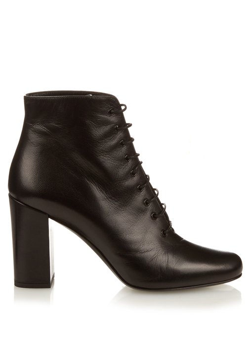Lace-up leather ankle boots | Saint Laurent | MATCHESFASHION US