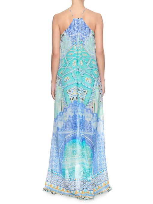 Sultans Gate-print silk maxi dress | Camilla | MATCHESFASHION UK