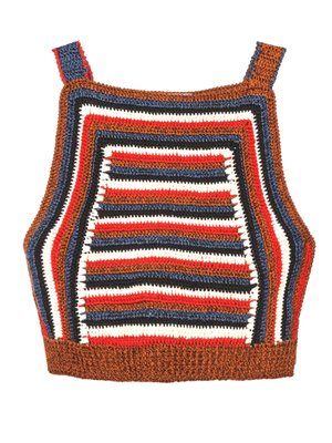 Striped crochet cropped top | Rachel Comey | MATCHESFASHION US