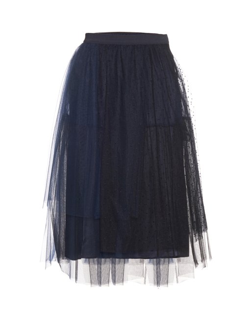 Embroidered tulle skirt | Muveil | MATCHESFASHION US