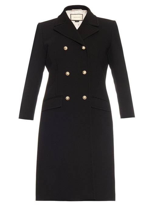 Double-breasted wool-blend coat | Gucci | MATCHESFASHION UK