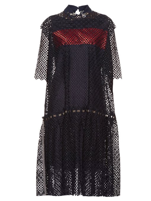 Broderie-anglaise embellished dress | KOLOR | MATCHESFASHION US