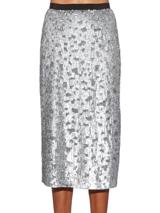 Sequin-embellished pencil skirt | Burberry London | MATCHESFASHION US