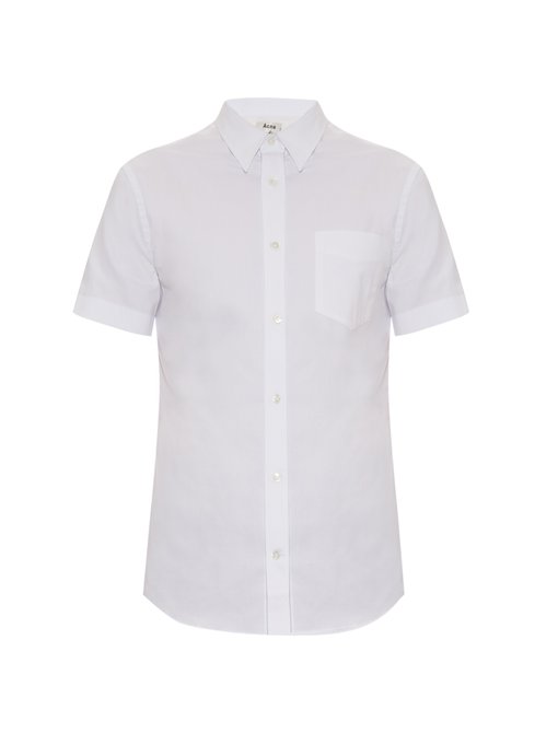 Isherwood short-sleeve cotton shirt | Acne Studios | MATCHESFASHION.COM US