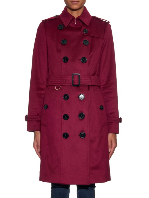 Sandringham long cashmere trench coat | Burberry London | MATCHESFASHION US