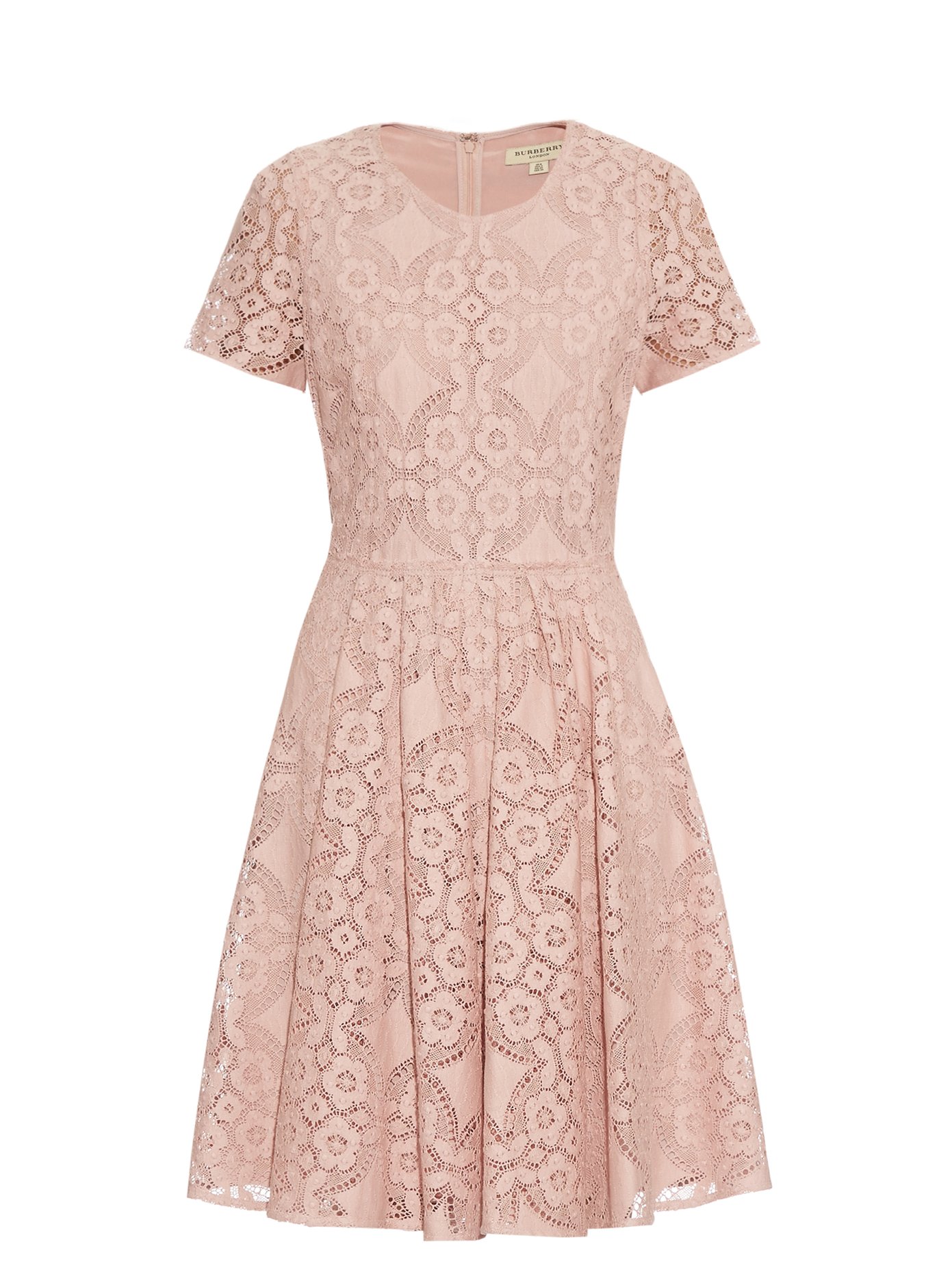 burberry pink lace dress