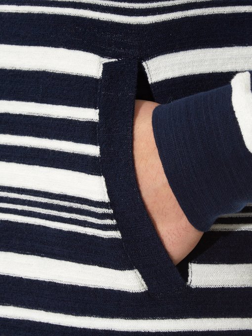 Caden Percy striped cotton hooded sweatshirt | Orlebar Brown ...