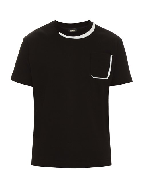 Contrast-panel T-shirt | Fendi | MATCHESFASHION.COM US