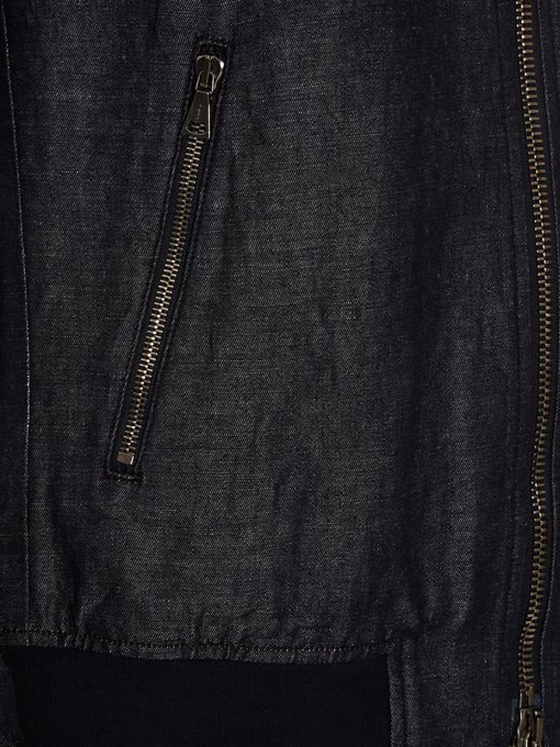 Cotton and linen-blend bomber jacket | John Varvatos | MATCHESFASHION US