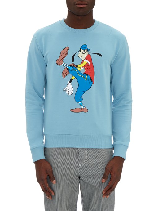 Goofy print cotton-blend sweatshirt | Loewe | MATCHESFASHION US